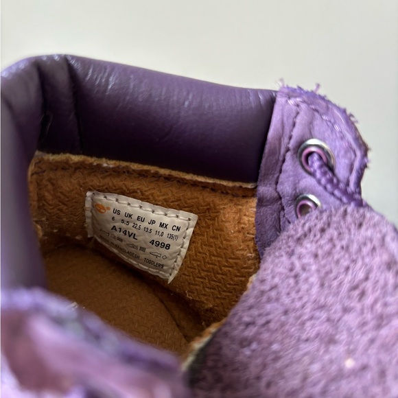Timberland Purple Boots 6C - Picture 4 of 4